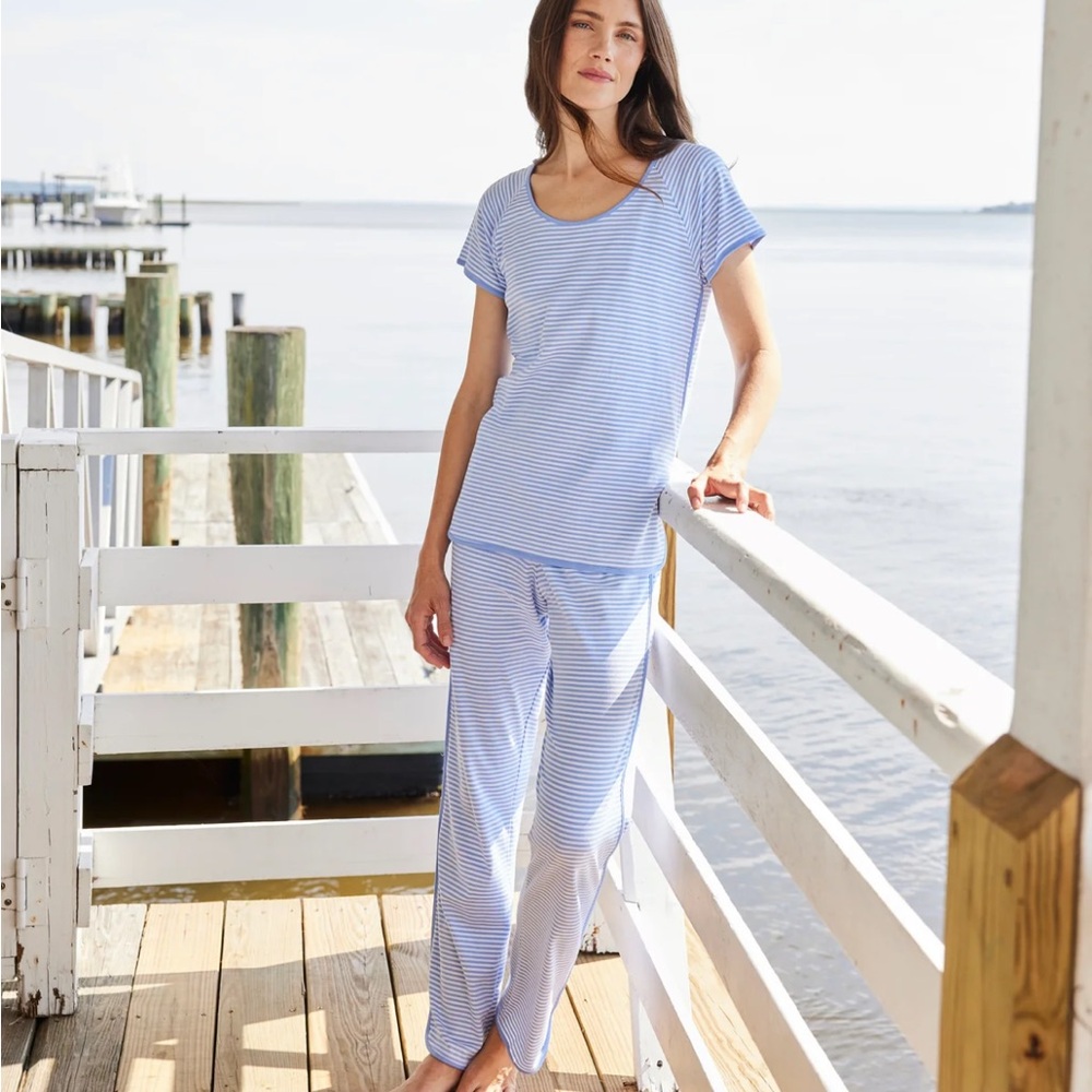 LAKE pajamas Pima Classic Hydrangea XXL NWT